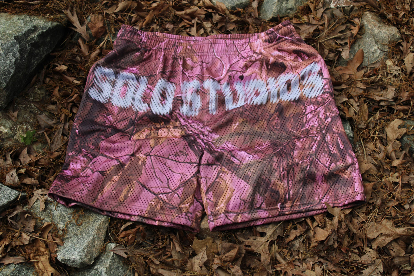 SS Pink Camo Short