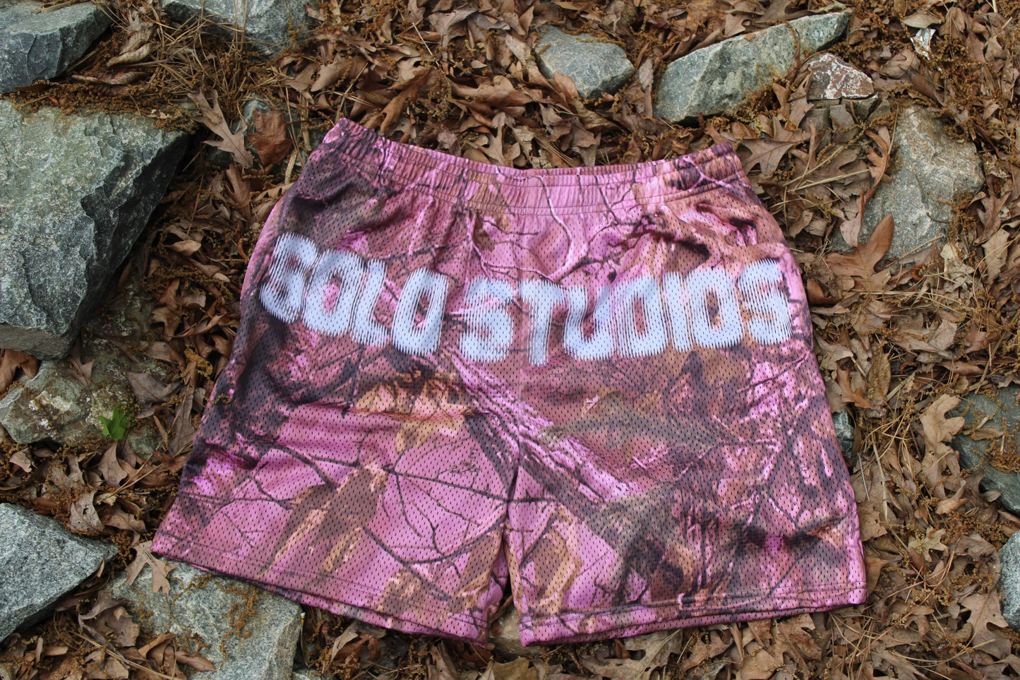 SS Pink Camo Short