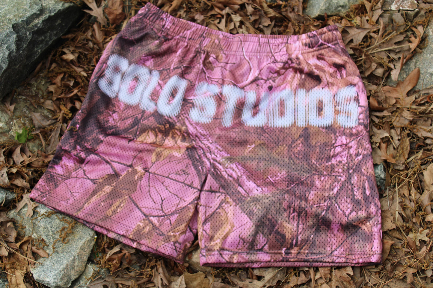 SS Pink Camo Short